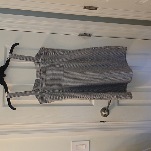 Hollister Black and White Striped Dress Size M (0728C) - Picture 2 of 8